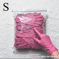 [Deep Pink Nitrile Gloves] 22/12 Count Deep Pink Disposable Nitrile Gloves