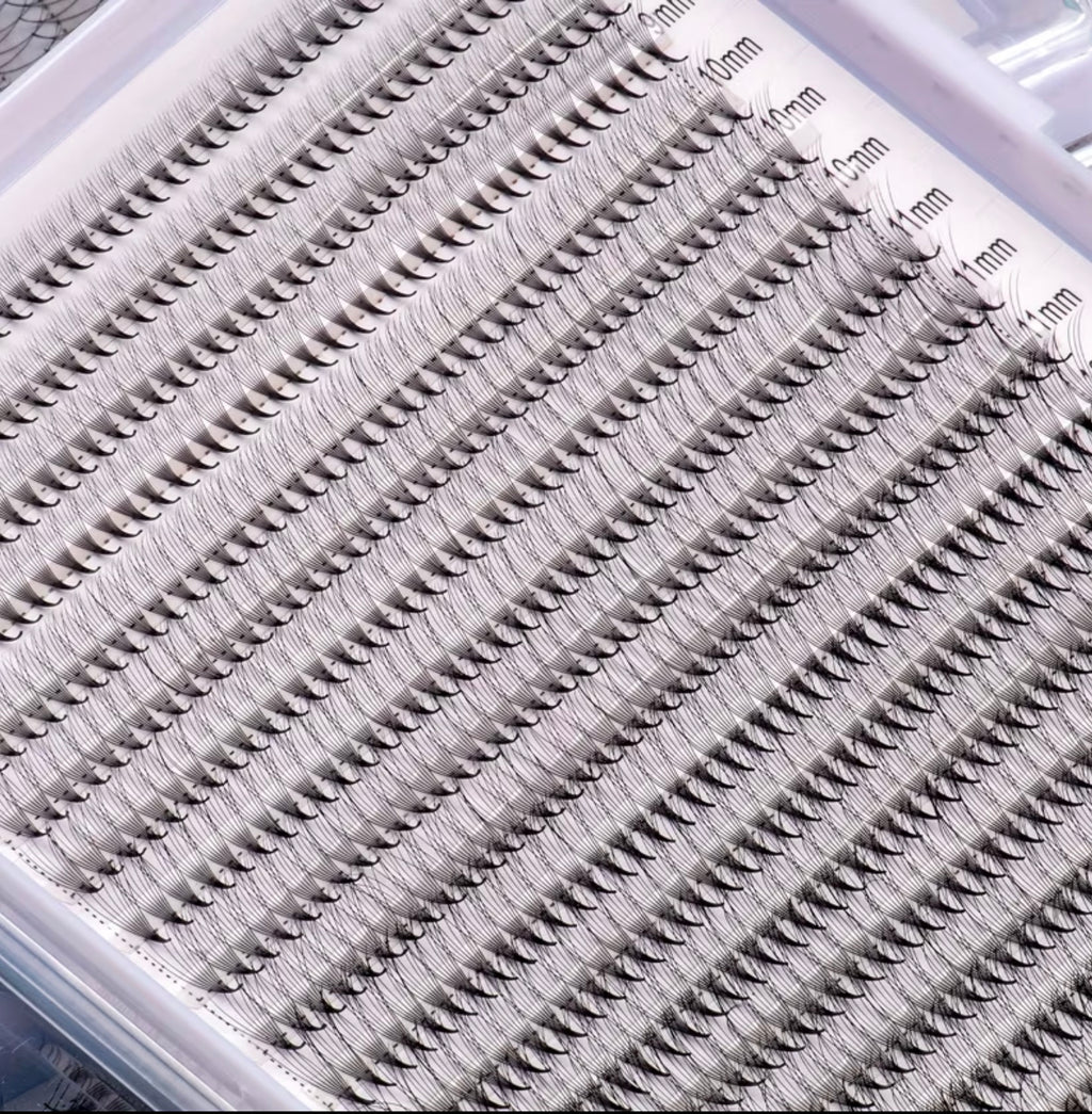 800pcs 20 Rows 3D 4D 5D 6D 8D 10D XXL Tray Handmade Russian Volume