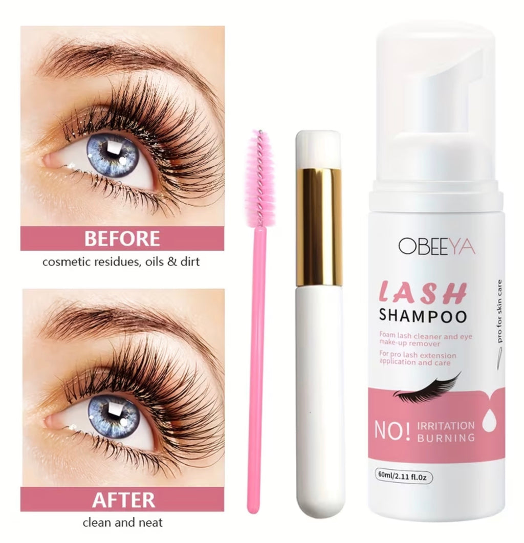 Lash shampoo