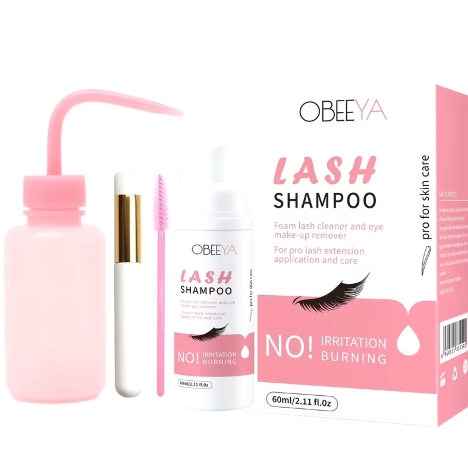 Lash shampoo