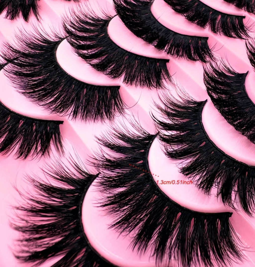 20 Pairs Voluminous False Eyelash Extensions